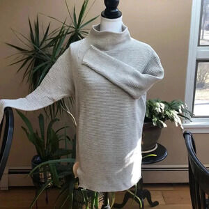 French Connection Ribbed Cowl Sweater. Size Small